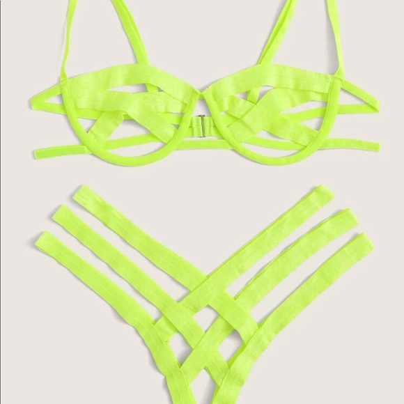 lime green lingerie